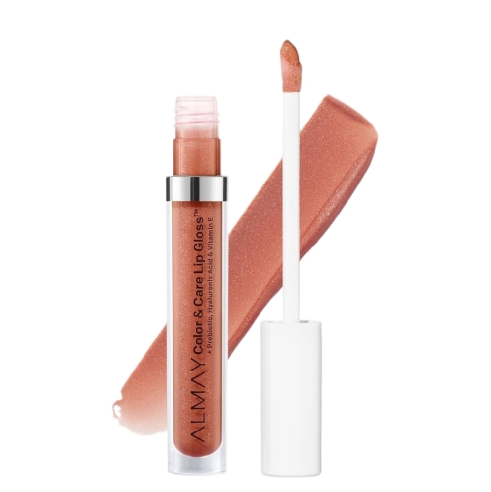 4 x Almay Color & Care Lip Gloss, 300 Glitters Gold